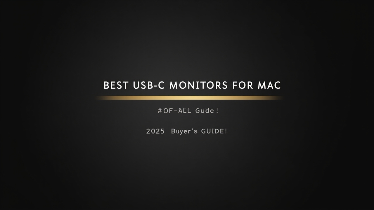 Best USB-C Monitors for Mac in 2026: Top Picks for MacBook Pro and MacBook Air